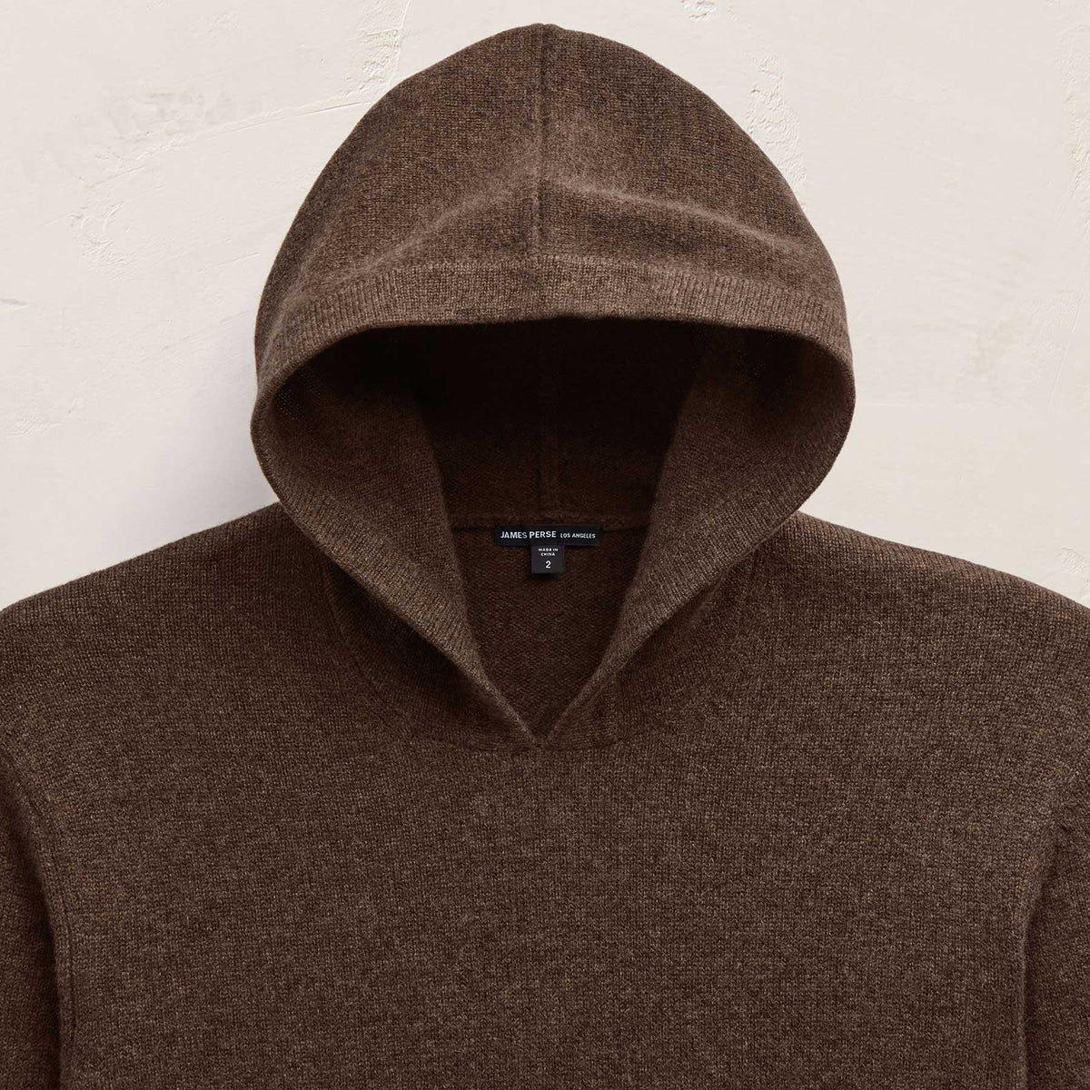 Rcld Cashmere Hooded Pullover in Porcupine | James Perse Los Angeles