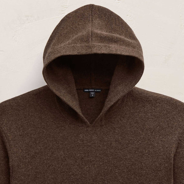Rcld Cashmere Hooded Pullover in Porcupine | James Perse Los Angeles