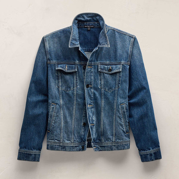 Denim Jean Jacket in Medium Wash | James Perse Los Angeles