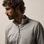 Fine French Terry Half Zip in Heather Grey | James Perse Los Angeles