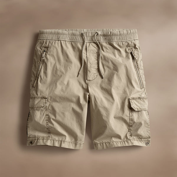 Strch Supima Poplin Cargo Shirt in Overcast Pigment | James Perse Los Angeles
