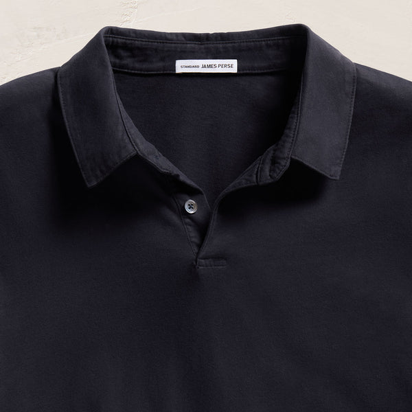 Sueded Jersey Polo - Deep