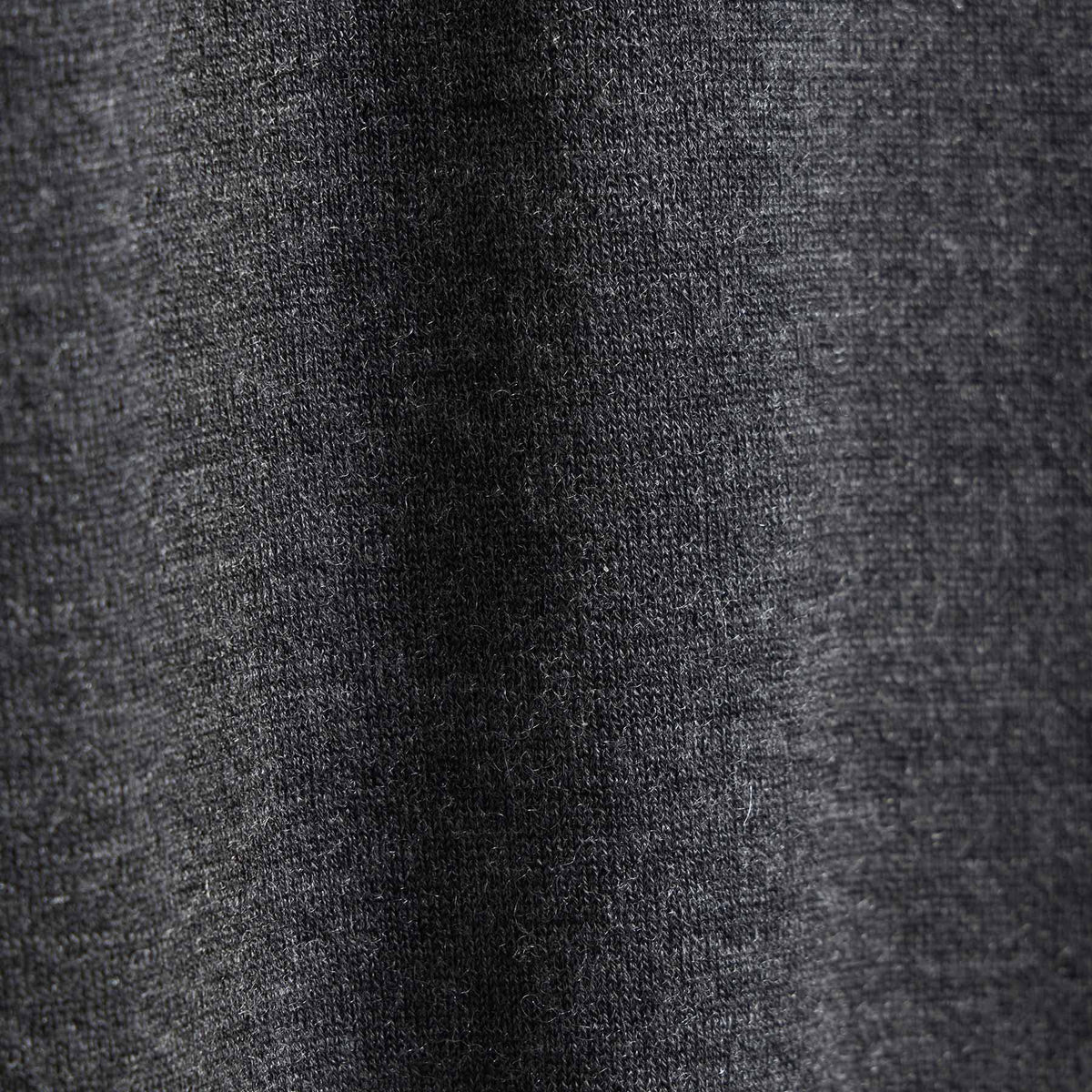 Ultra Fine Cashmere Tipped Polo in Coal/Light Heather Grey | James Perse Los Angeles
