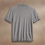 Ultrafine Cashmere Tipped Polo in Light Heather Grey/Coal | James Perse Los Angeles