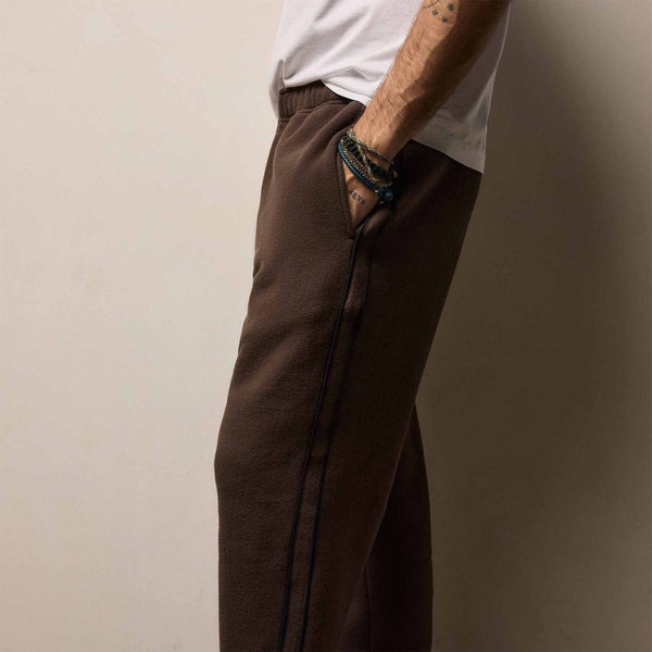Cozy Sweat Pant With Piping in Porcupine | James Perse Los Angeles