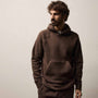 Cozy Hooded Sweatshirt in Porcupine | James Perse Los Angeles