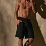 Cozy Sweat Short in Black | James Perse Los Angeles