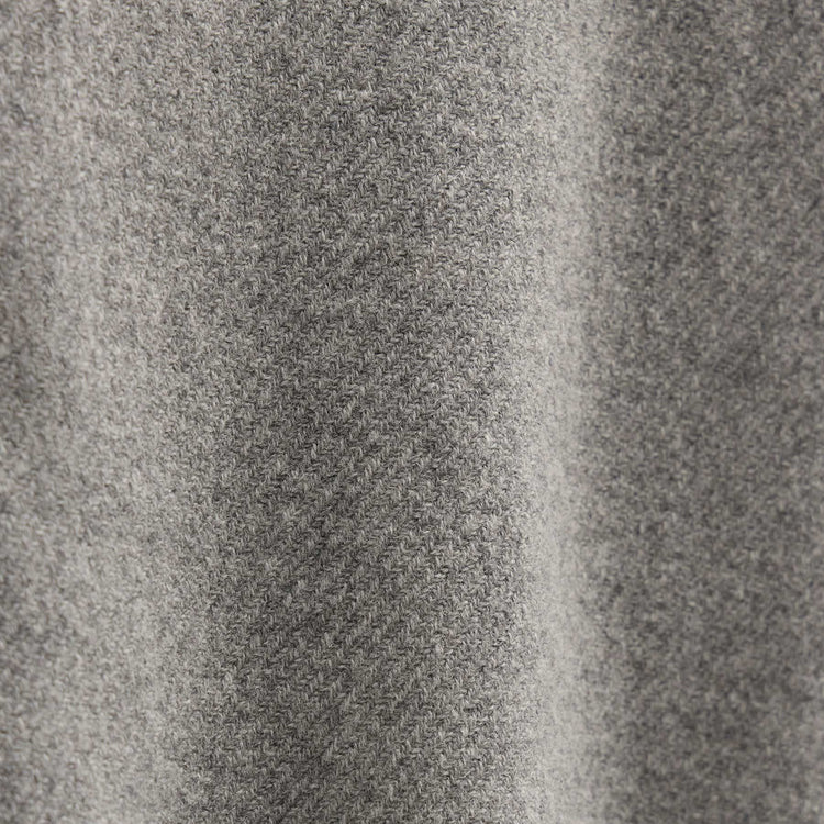 Wool Cashmere Twill Shirt in Heather Grey | James Perse Los Angeles