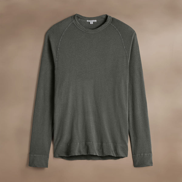 Vintage French Terry Sweatshirt in Granite Pigment | James Perse Los Angeles