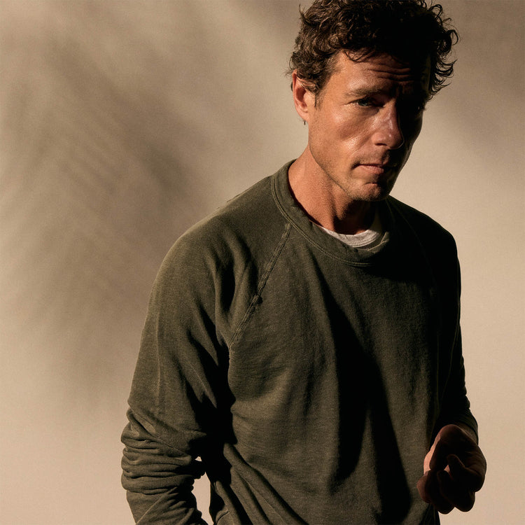 Vintage French Terry Sweatshirt - Granite Pigment