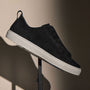 Suede Solstice Sneaker in Black | James Perse Los Angeles