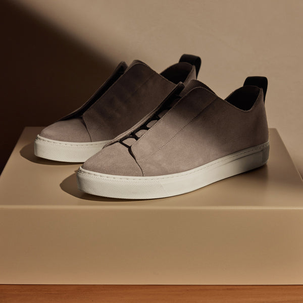 Suede Solstice Sneaker in Earth | James Perse Los Angeles