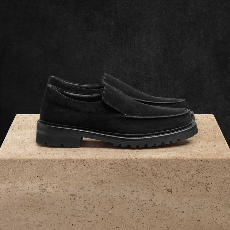 Men's Military Loafer in Black | James Perse Los Angeles