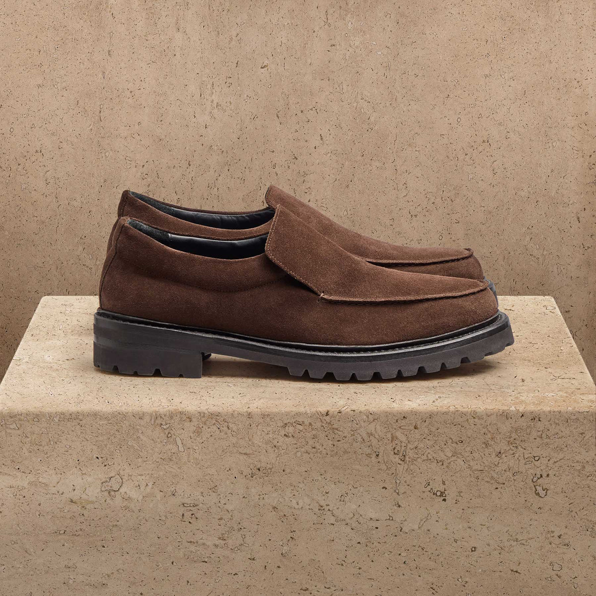 Men's Military Loafer in Cafe | James Perse Los Angeles