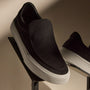 Women's Coastal Canvas Slip On in Black | James Perse Los Angeles