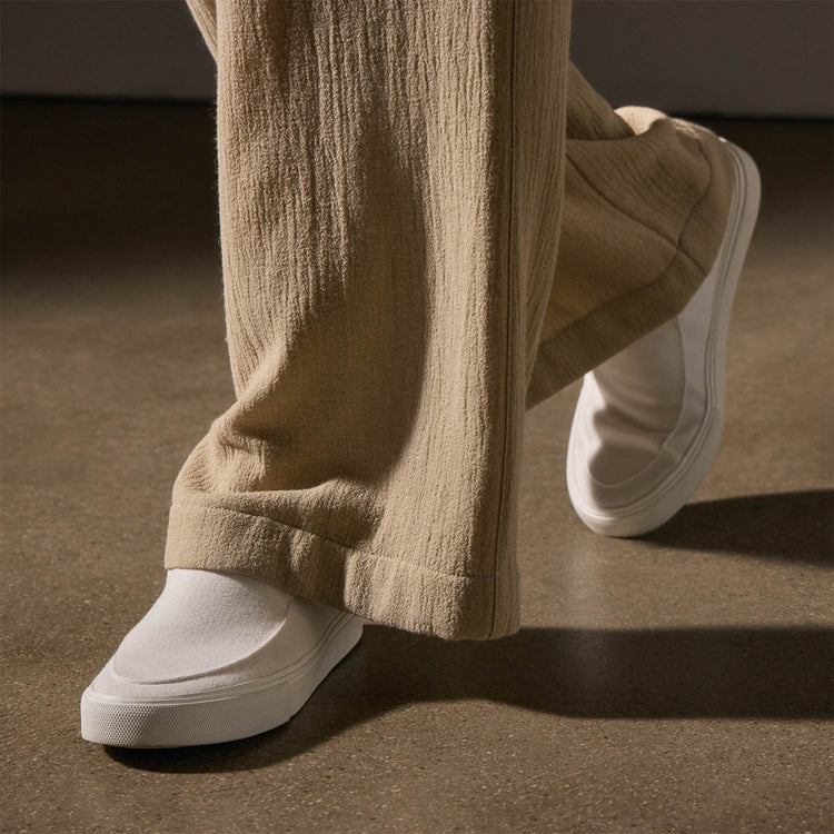 Women's Coastal Canvas Slip On - White