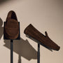 Women's Suede Loafers in Cafe | James Perse Los Angeles