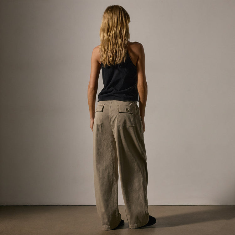 Oversized Military Pant in Overcast Pigment | James Perse Los Angeles