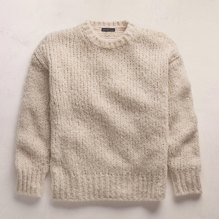 Cashmere Silk Crew Neck in Biscotti | James Perse Los Angeles