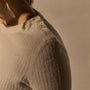 Shoulder Button Short Sleeve Sweater in Ivory | James Perse Los Angeles