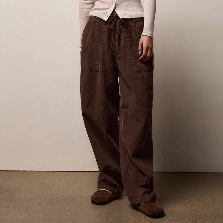 Corduroy Utility Pant in Porcupine | James Perse Los Angeles