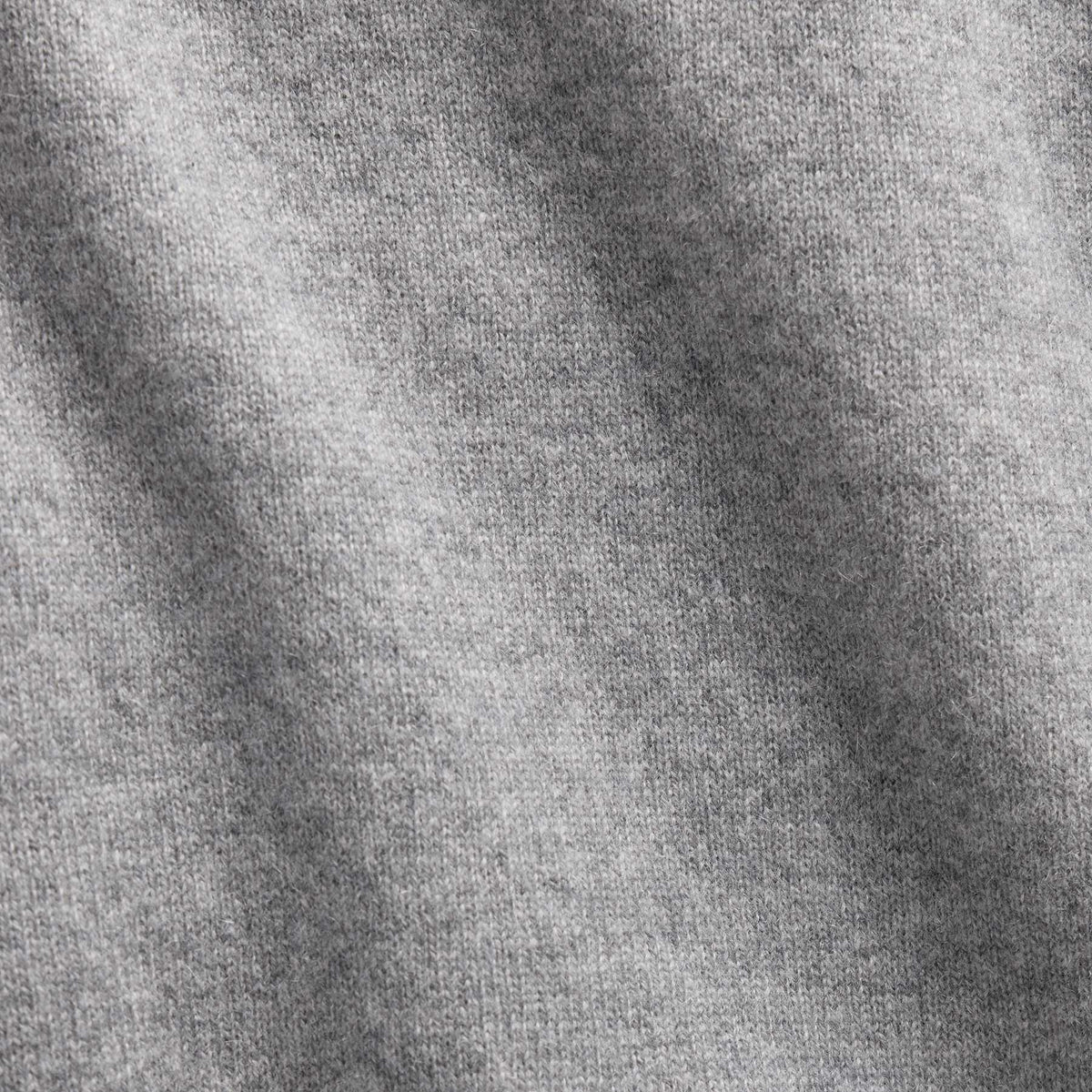 Spun Cashmere Crew Neck in Heather Grey | James Perse Los Angeles