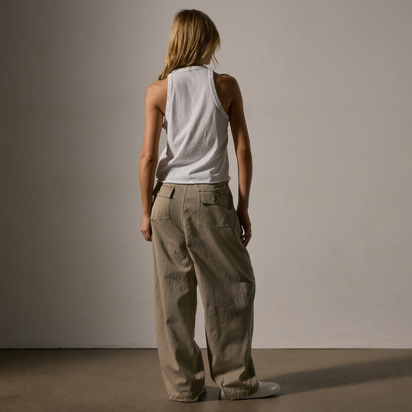 Slub Jersey Muscle Tank in White | James Perse Los Angeles