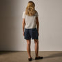 Lightweight Linen Elastc Short in Classic Navy | James Perse Los Angeles