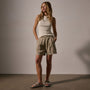 Lightweight Linen Elastc Short in Overcast Pigment | James Perse Los Angeles