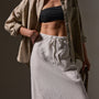 High Low Linen Skirt in White | James Perse Los Angeles