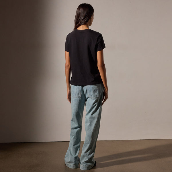 Vintage Little Boy Tee in Black | James Perse Los Angeles