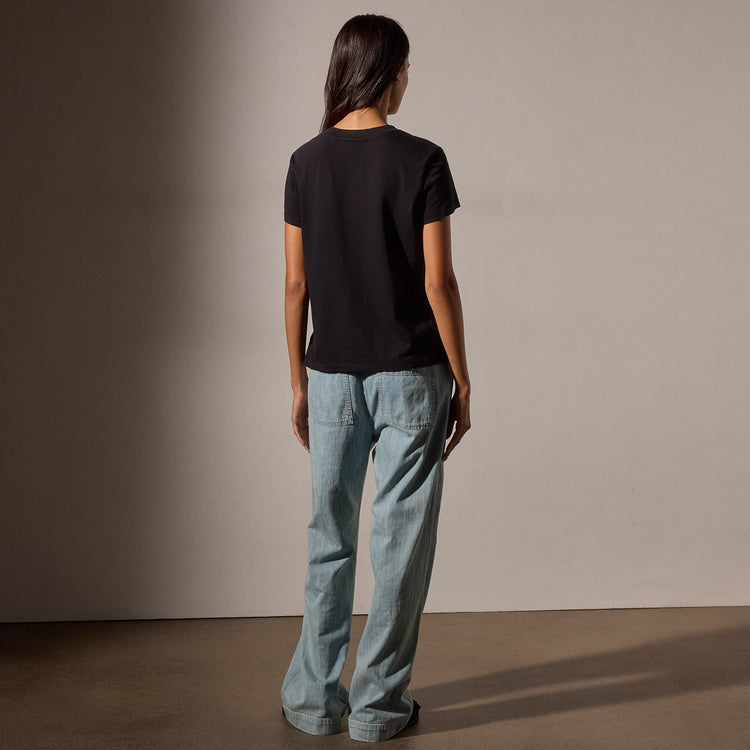 Vintage Little Boy Tee in Black | James Perse Los Angeles