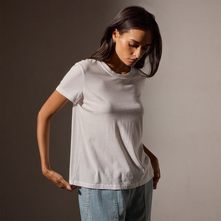 Vintage Little Boy Tee in White | James Perse Los Angeles