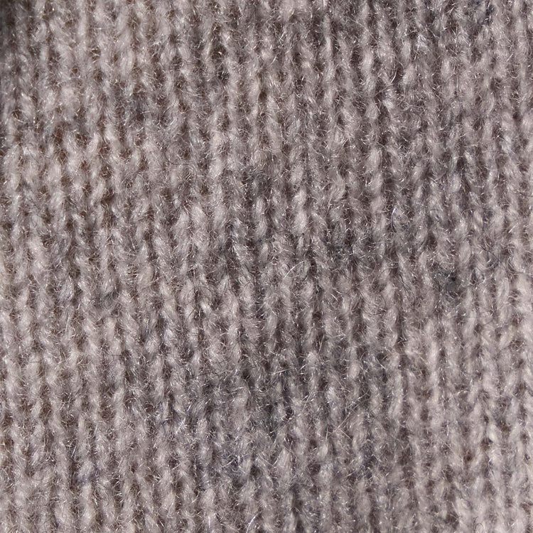 Soft Featherweight Cashmere Cropped Sweater in Light Beige in Light Heather Grey | James Perse Los Angeles