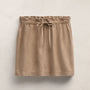 Suede Mini Skirt in Grout | James Perse Los Angeles