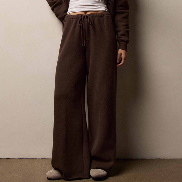 Vintage Cozy Wide Leg Sweat Pant in Porcupine | James Perse Los Angeles