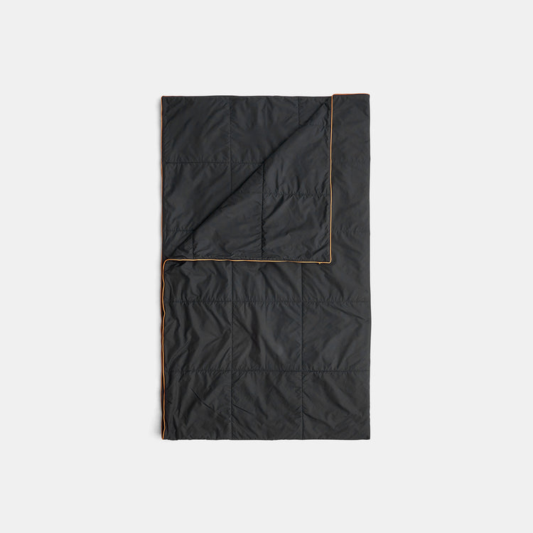 Y/OSEMITE Quilted Blanket In Navy/Orange | James Perse Los Angeles