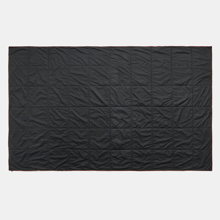 Y/OSEMITE Quilted Blanket In Navy/Orange | James Perse Los Angeles