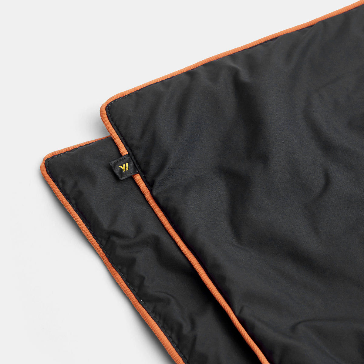 Y/OSEMITE Quilted Blanket In Navy/Orange | James Perse Los Angeles