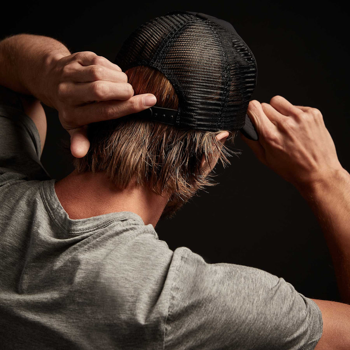 Scuba Trucker Hat In Black | James Perse Los Angeles / Mens