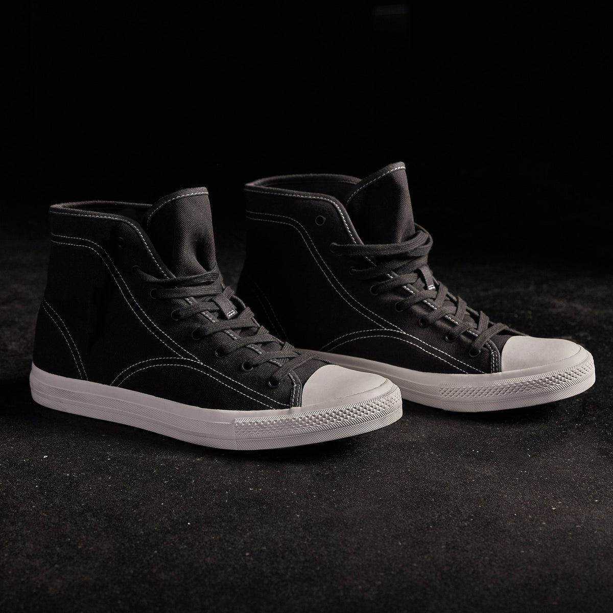 High Top Vulcanized Sneaker Womens In Squid | James Perse Los Angeles