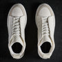 Solstice High Top Skate Sneaker in White/Taupe | James Perse Los Angeles