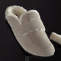 Women's Suede Shearling Loafer in Earth/Ivory | James Perse Los Angeles